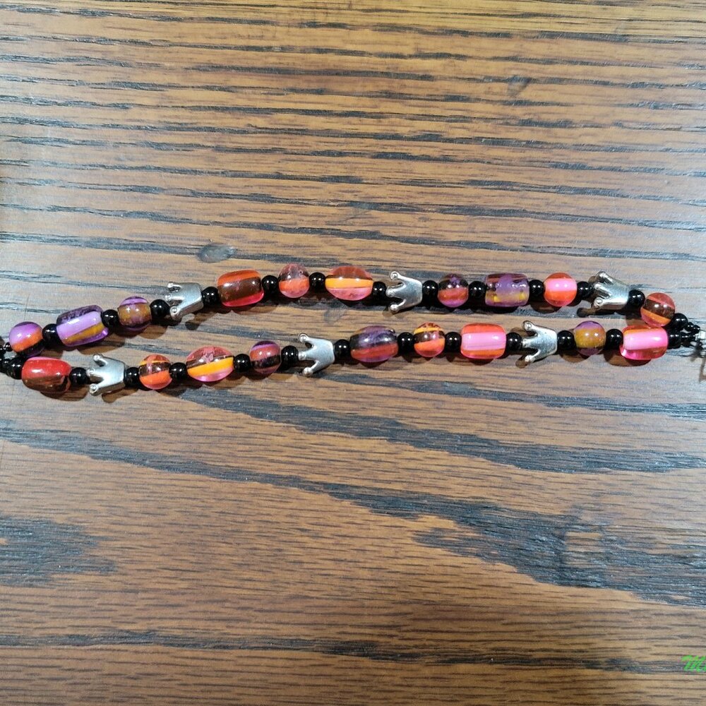 Pink Princess Beaded Bracelet